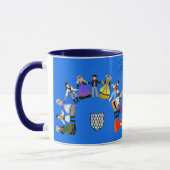Mug Divers costumes de Bretagne, France (Gauche)
