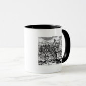 Mug Divers jeux indiens, de 'Americae (Devant droit)