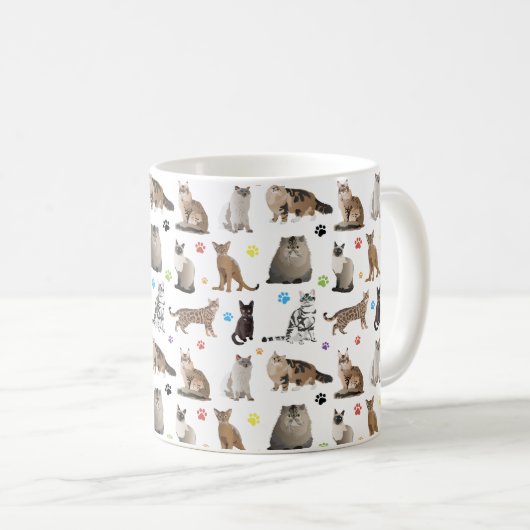 Mug Divers Motifs de chats (Devant droit)