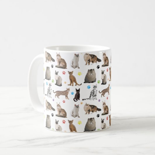 Mug Divers Motifs de chats (Devant gauche)