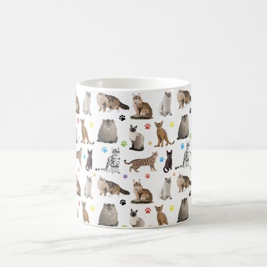 Mug Divers Motifs de chats (Centre)