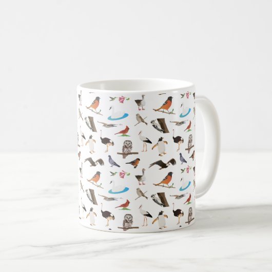 Mug Divers oiseaux (Devant droit)