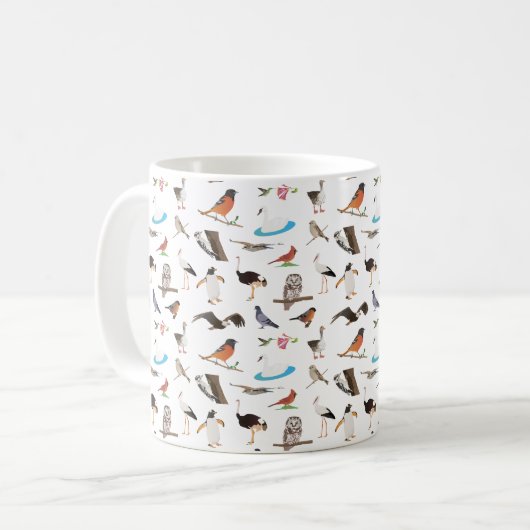 Mug Divers oiseaux (Devant gauche)