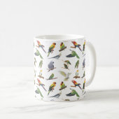 Mug Divers perroquets colorés (Devant droit)