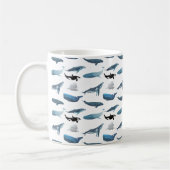 Mug Diverses baleines (Gauche)