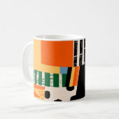 Mug Diverses formes : conception transparente abstrait (Devant gauche)