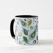 Mug Diverses plumes colorées (Devant gauche)