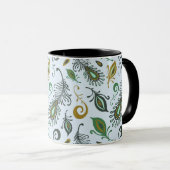 Mug Diverses plumes colorées (Devant droit)