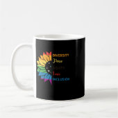 Mug Diversité Paix Équité Amour Inclusion - Rainbow Su (Gauche)