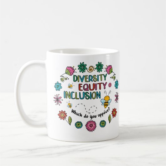 Mug Diversity Equity Inclusion (Gauche)