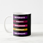 Mug Diversity Equity Inclusion Respect Belonging Pack (Gauche)