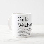 Mug Divertissement de week-end entre filles Définition (Devant gauche)