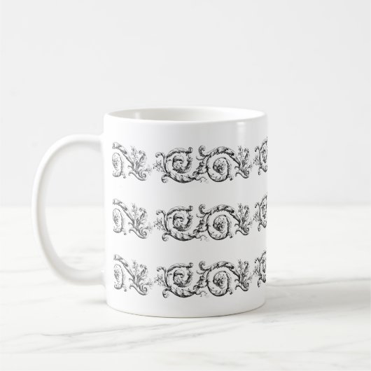 Mug Divider Flourish Ornamental (Gauche)