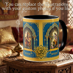 Mug Divin Seigneur Krishna Symbole Om ou Photo personn