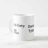 Mug Divina de la double entrée (Devant gauche)