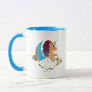 Mug Divine la licorne Lune et nuages