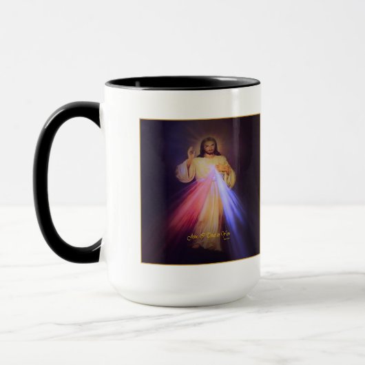 Mug Divine Mercy Gold (Gauche)