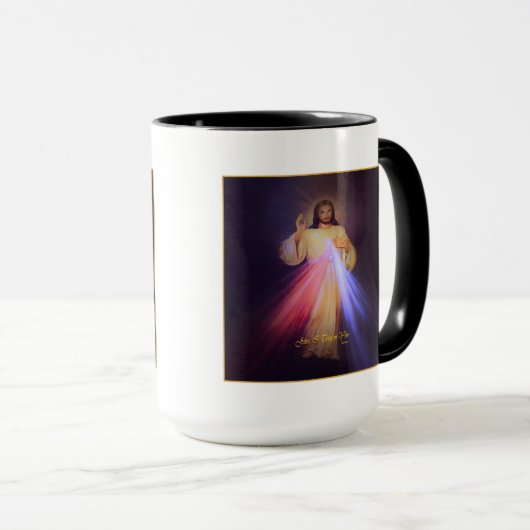 Mug Divine Mercy Gold (Devant droit)