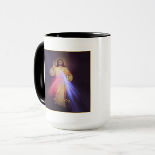 Mug Divine Mercy Gold (Devant gauche)