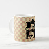 Mug Diviser le monogramme de cowboy 'H' (Devant gauche)