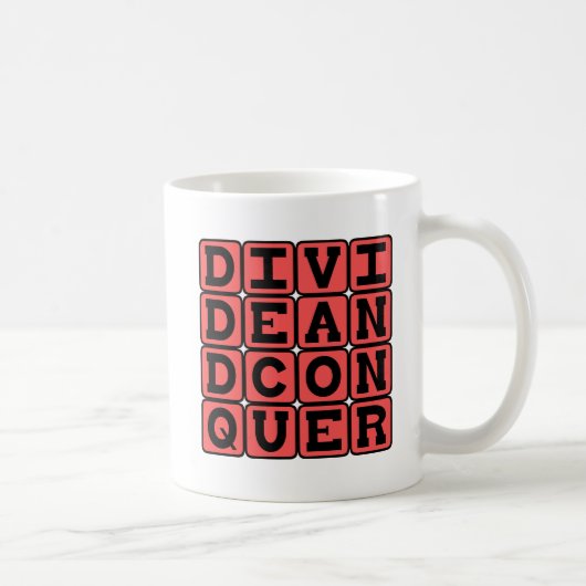 Mug Diviser pour régner, Marauder Slogan (Droite)