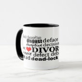 Mug Divorcé ! (Devant gauche)