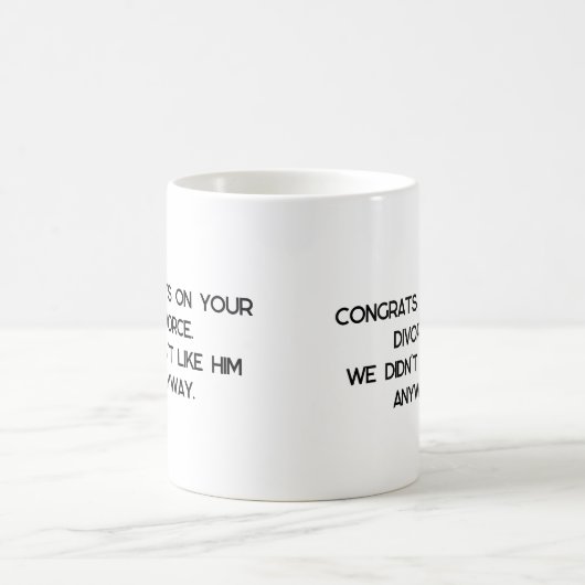 Mug Divorce Cadeau (Centre)