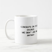 Mug Divorce Cadeau (Gauche)