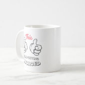 Mug Divorce - Cette Fille Se Divorce (Devant gauche)