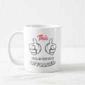 Mug Divorce - Cette Fille Se Divorce (Gauche)