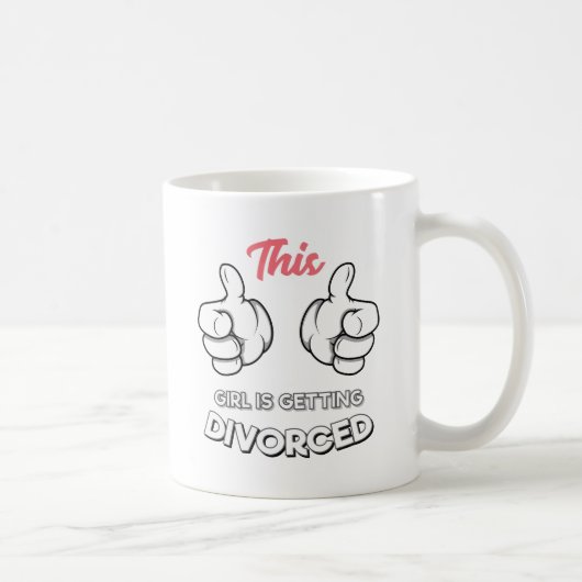 Mug Divorce - Cette Fille Se Divorce (Droite)