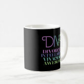 Mug Divorce Diva Divorcé Intelligent Vivace Awesom (Devant droit)
