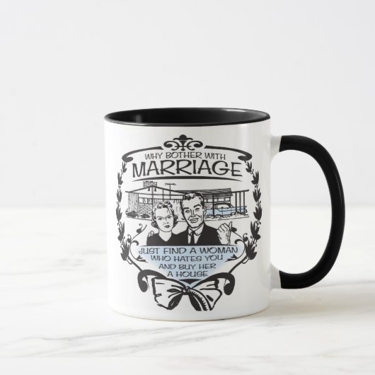 Mug Divorce drôle (Droite)
