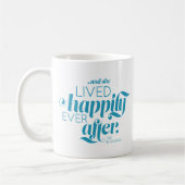 Mug Divorce Heureusement Jamais Après Une Femme Typogr (Gauche)