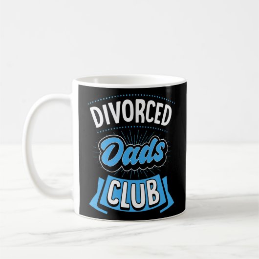 Mug Divorce Papa Club Funny Divorce Party (Gauche)