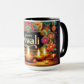 Mug Diwali festif (Devant droit)