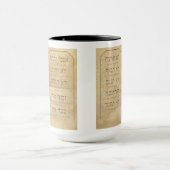 Mug Dix commandements cognent à droite et à gauche (Centre)