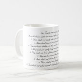 Mug Dix commandements d'inférence (Devant gauche)
