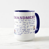 Mug Dix commandements du Minnesota (Devant droit)