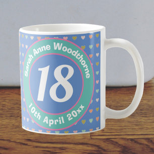 Mug Dix-Huit Ans. Anniversaire.