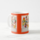 Mug DIX SEINS UNE BROUILLE BLANCHE - Rouge (Devant gauche)