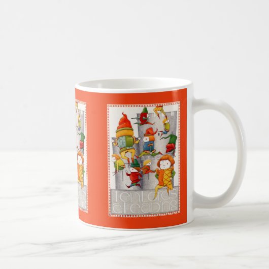 Mug DIX SEINS UNE BROUILLE BLANCHE - Rouge (Droite)