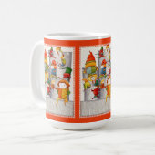 Mug DIX SEINS UNE TONNE TOMBE BLANCHE - Rouge (Devant gauche)