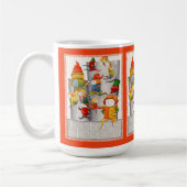 Mug DIX SEINS UNE TONNE TOMBE BLANCHE - Rouge (Gauche)
