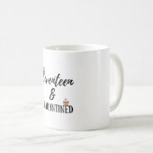 Mug Dix-sept cadeaux d'anniversaire mis en quarantaine (Devant droit)