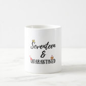 Mug Dix-sept cadeaux d'anniversaire mis en quarantaine (Centre)