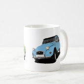 Mug DIY 2CV (deux chevaux) - (Devant droit)