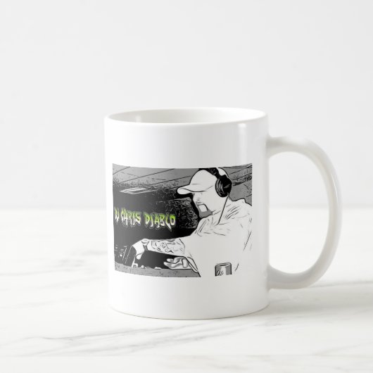 MUG DJ CHRIS DIABLO - LOGO DJ 4 (Droite)