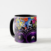 Mug DJ Dancing Dance Music (Devant gauche)