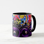 Mug DJ Dancing Dance Music (Devant droit)